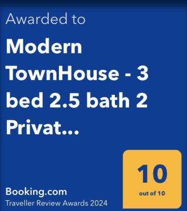 Villa Modern Townhouse - 3 Bed 2.5 Bath 2 Private Gated Parking Wellingborough Exterior foto